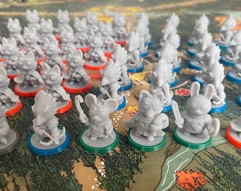 3D printed figurines for board games and others - D&D, Root, Decorations, Toys