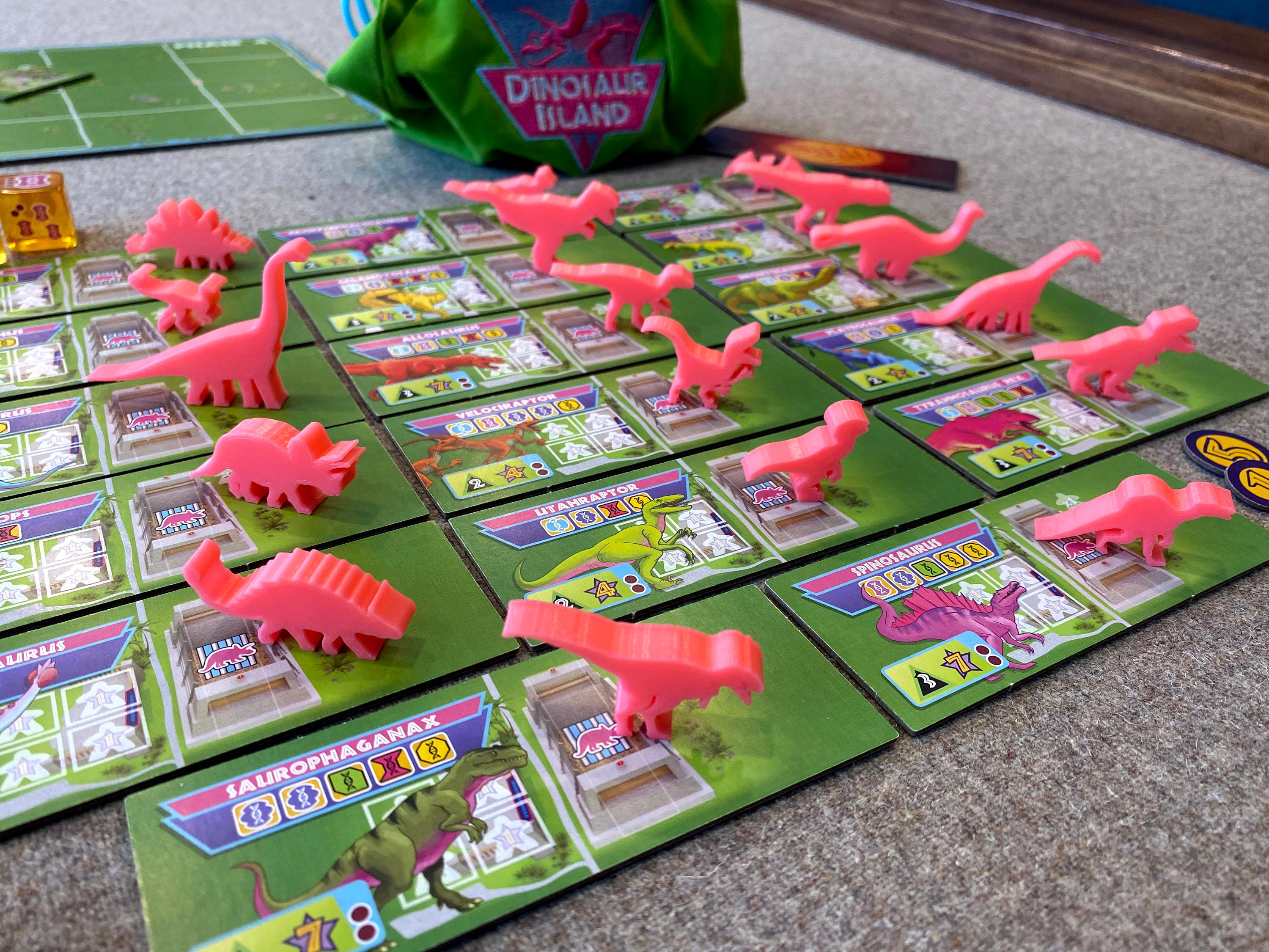 Kit de Meeples Ilha dos Dinossauros - acessóriosBG - Impressões 3D para  Board Games