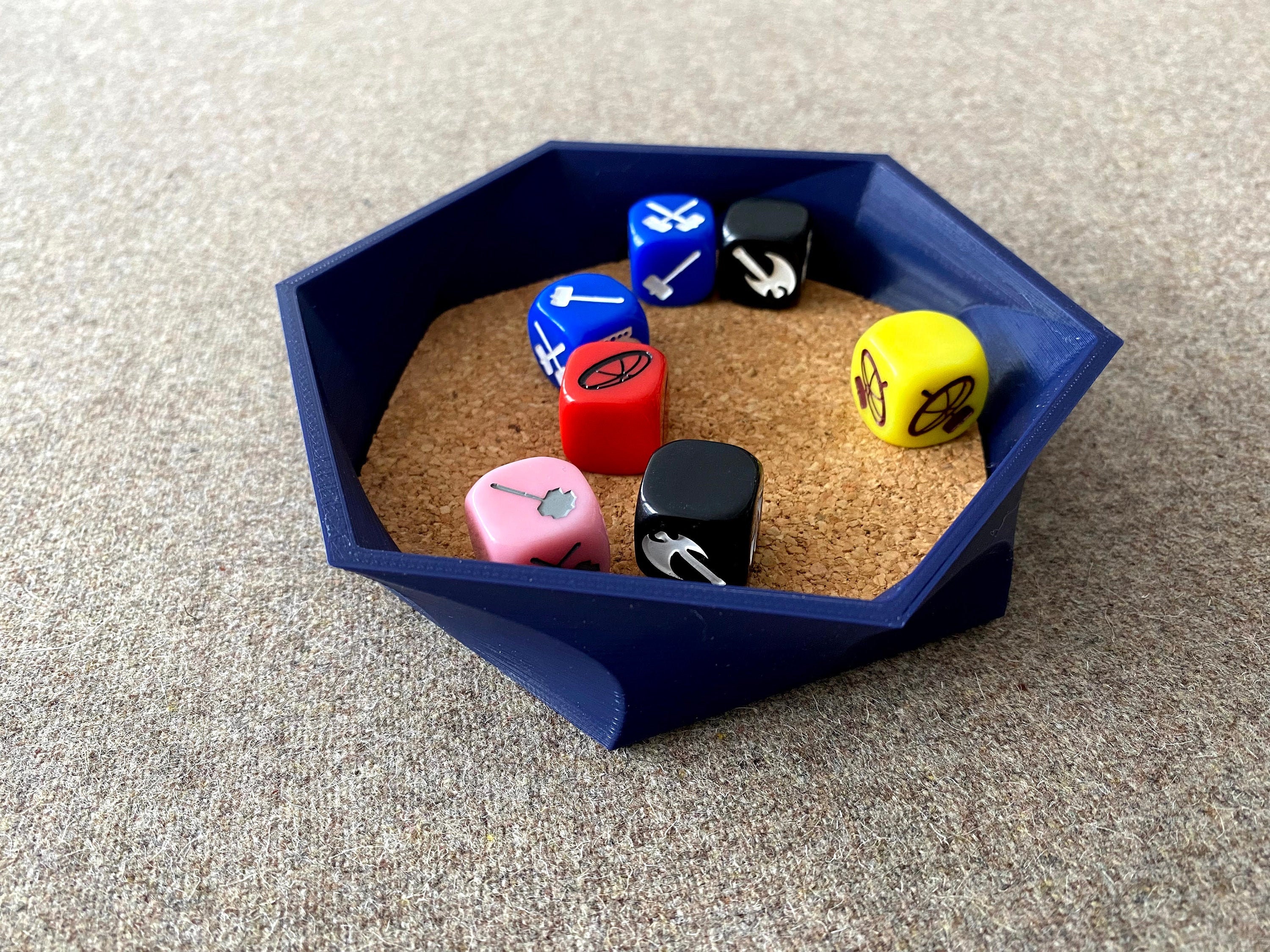 Dice Tray - Small Dice Box for Board Games, Dungeons and Dragons D&D, Pathfinder