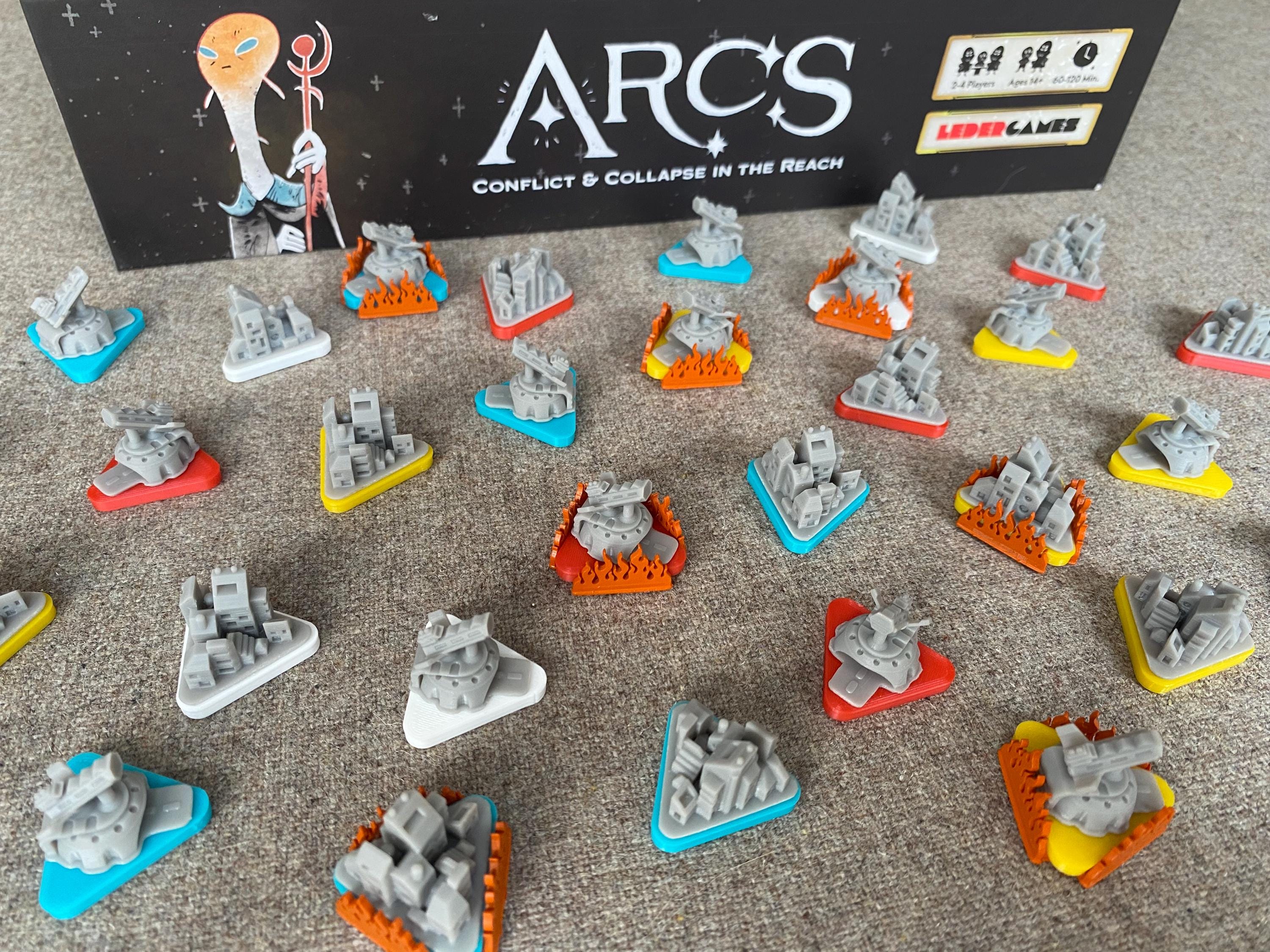 Arcs Board Game Cities and Starports - Etsy