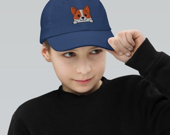 thumbnail image 2 of DECOMELODY Pet Baseball Cap - Adjustable Dog Hat For Small Dogs & Cats In Sky Blue Cotton 2 of 10