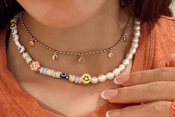Trendy sale beaded necklaces