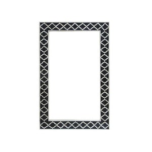 Handmade wooden bone inlay Modern pattern mirror frame / Wall décor furniture