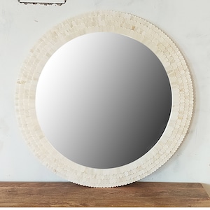 Handmade Bone Inlay Mirror Frame