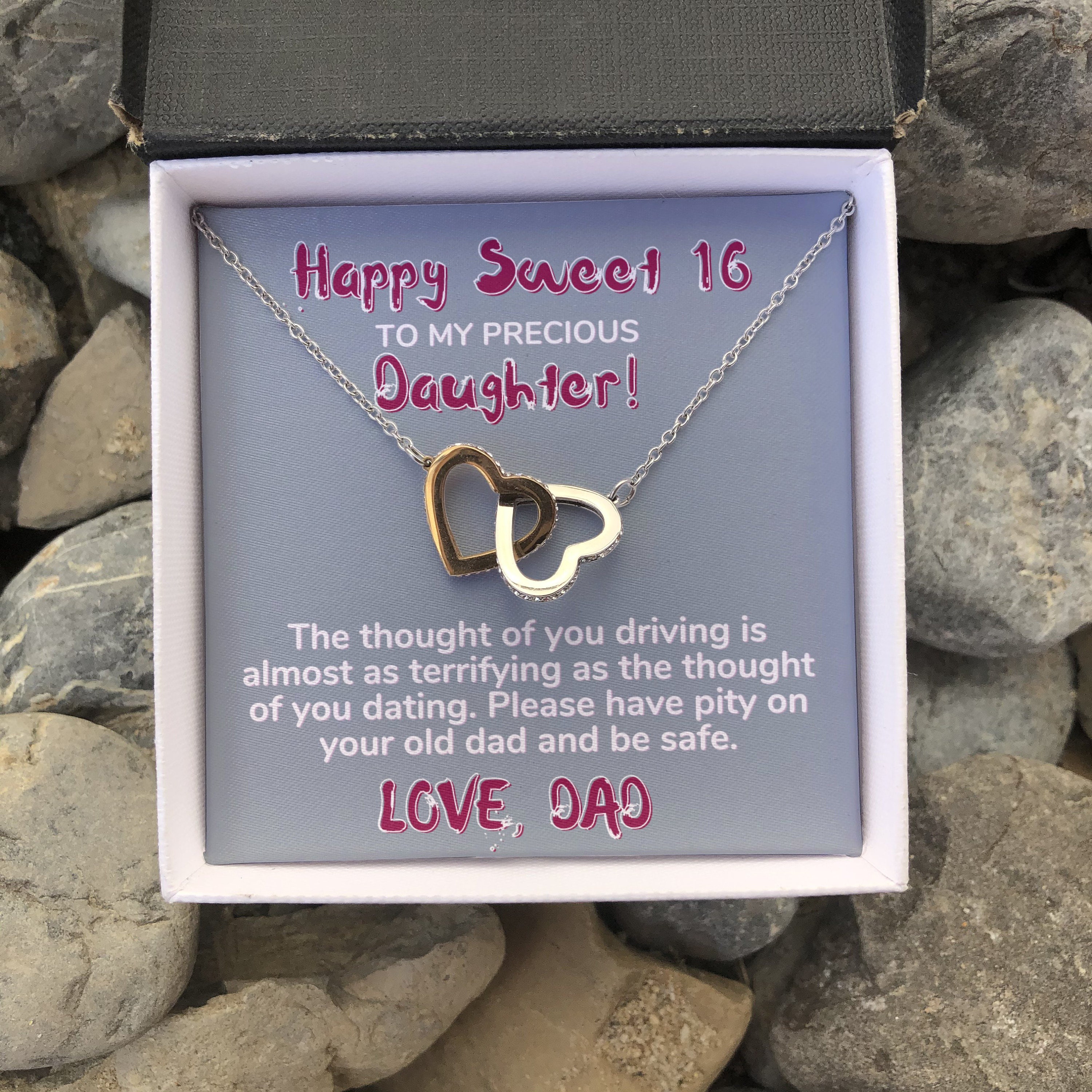 Happy Sweet 16 daughter terrifying 16th Birthday Gift for Etsy