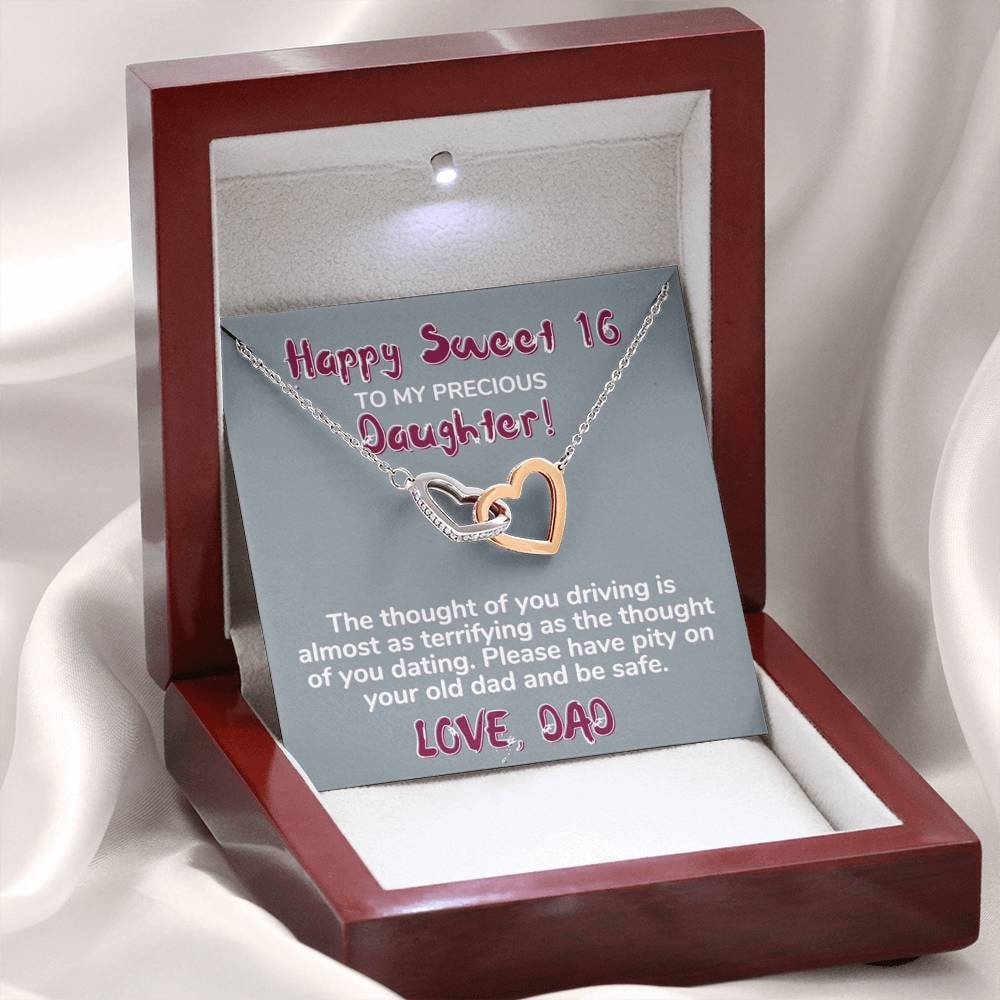 Happy Sweet 16 daughter terrifying 16th Birthday Gift for Etsy
