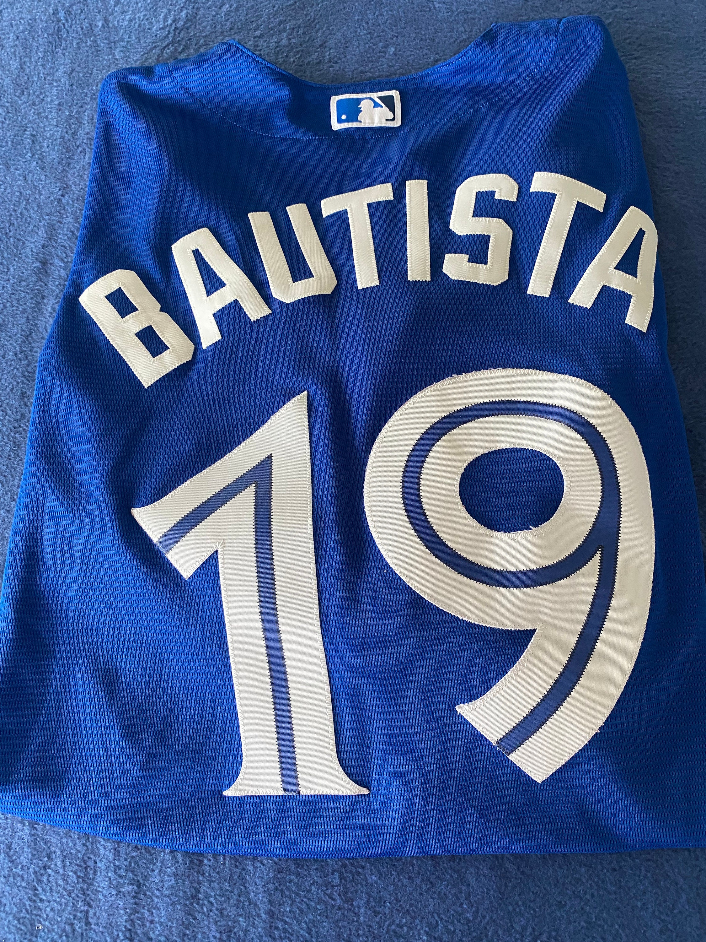 Jose Bautista Replica Majestic Toronto Blue Jays Jersey 