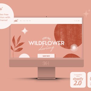 Pink Shopify Theme Template | Ecommerce Website | Shopify Template | Shopify Website | Shopify Design |  Boutique Website