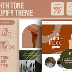 Boho Shopify Theme Template | Ecommerce Website | Shopify Template | Shopify Website | Shopify Design | Boho Website