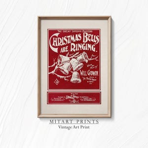 Vintage Christmas Wall Decor Art Prints, Christmas Farmhouse Printable, Retro Christmas Print, Poster Decor Downloadable Digital Art, 24-23