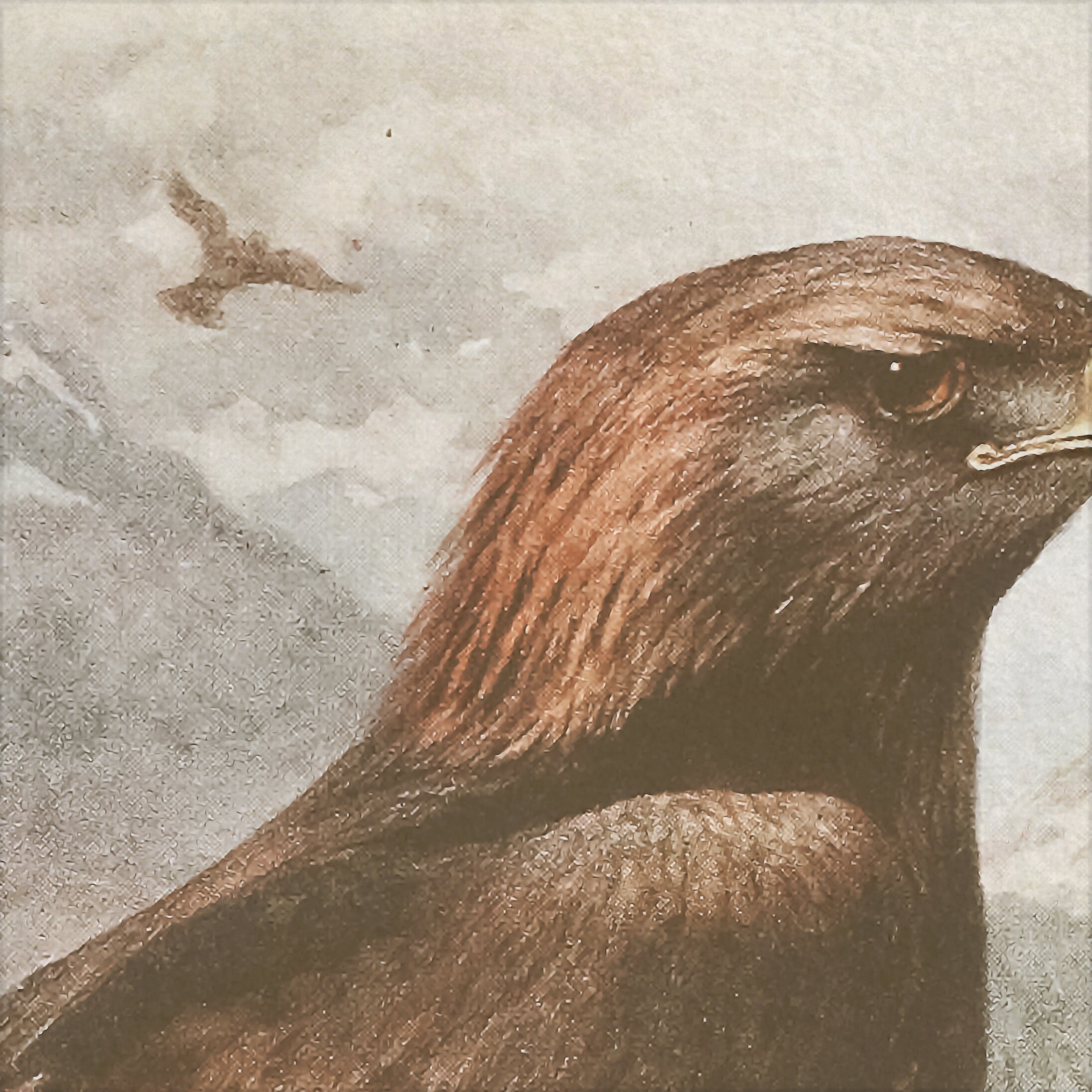 Vintage Golden Eagle Print, Bird Art Illustration, Printable Wall Art ...