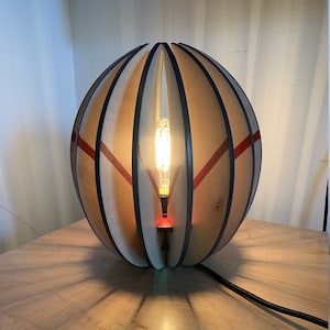 COCOA wooden table lamp Made in Montreal image 1