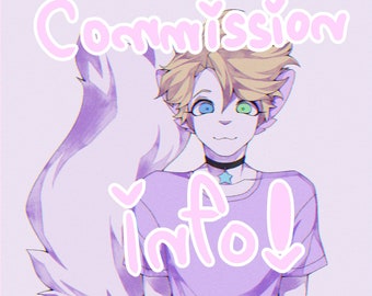 Commission info! - Character illustration