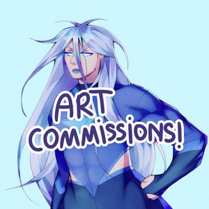 ART COMMISSIONS - Full body fully rendered custom character illustration
