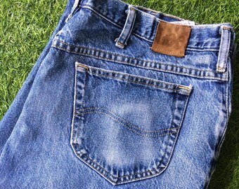 Vintage Distressed LEE Jeans, W38/39 Ripped Boyfriend Denim