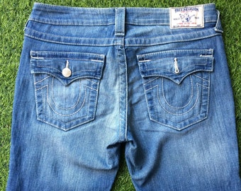 Size 29 True Religion Bootcut Jeans W31 L33 Low Waist Section 