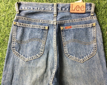 Vintage Lee Bootcut Jeans, High Waisted Flared Denim, Size 25