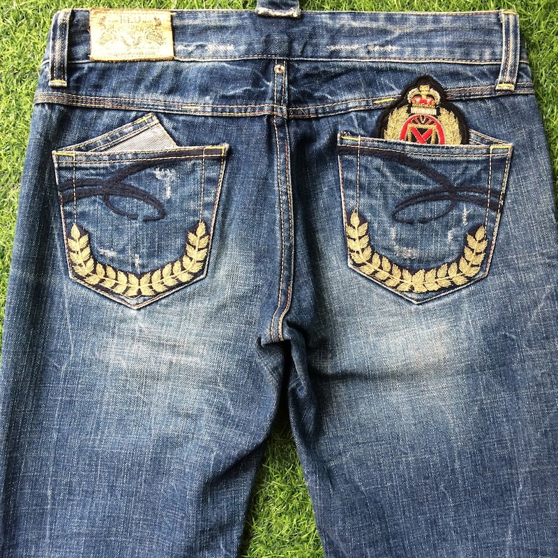 Boys Embroidered Faded Jeans main image 0