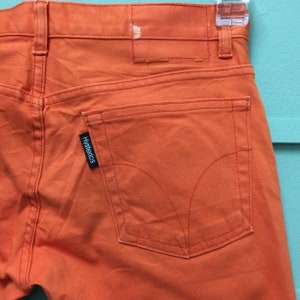 Calça jeans bootcut vintage Hysteric Glamour, denim laranja (tamanho 30 feminino)