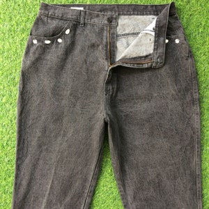 Größe 38 Vintage Die Vergessenen Frauen Jeans W38 L30 Hoch taillierte Mom Jeans Western Denim Bareback Western Denim Jeanshose für Frauen
