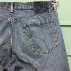 W37 L34 Vintage Distressed Levis 559 Jeans Plus Size Light Wash Denim Relaxed Straight Fit Jeans Modern Boyfriend Jeans 37 x 34