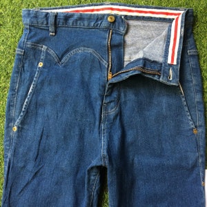 Size 31 Mercibeaucoup by Issey Miyake Drop Crotch Stretch Jeans Pants, Japanese Low Crotch Avant Garde Garments