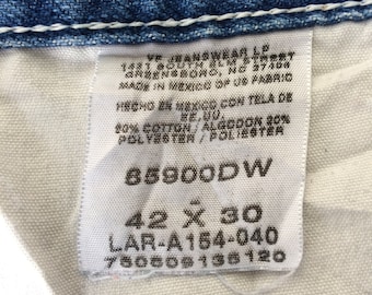 Taglia 42 Vintage Wrangler Western Distressed Dirty Jeans W42 L29