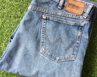 Vintage Wrangler Western Jeans, Plus Size Distressed Denim (W39 L31)