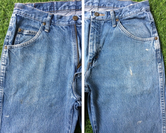 Size 30 Vintage Wrangler Western Distressed Jeans… - image 8