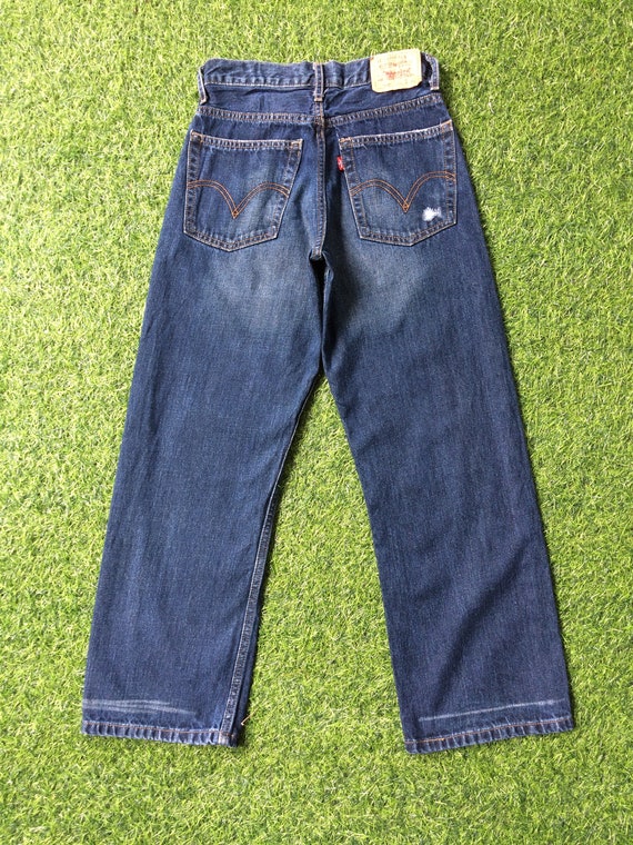 Levi's Red Tab 569 Loose Straight Dark Wash Denim 6 Pocket Jean