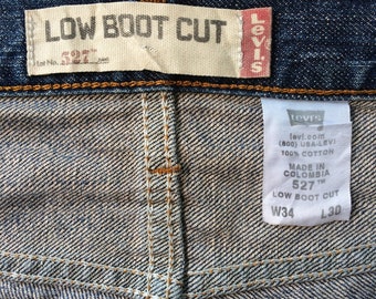 levi's 327 low boot cut
