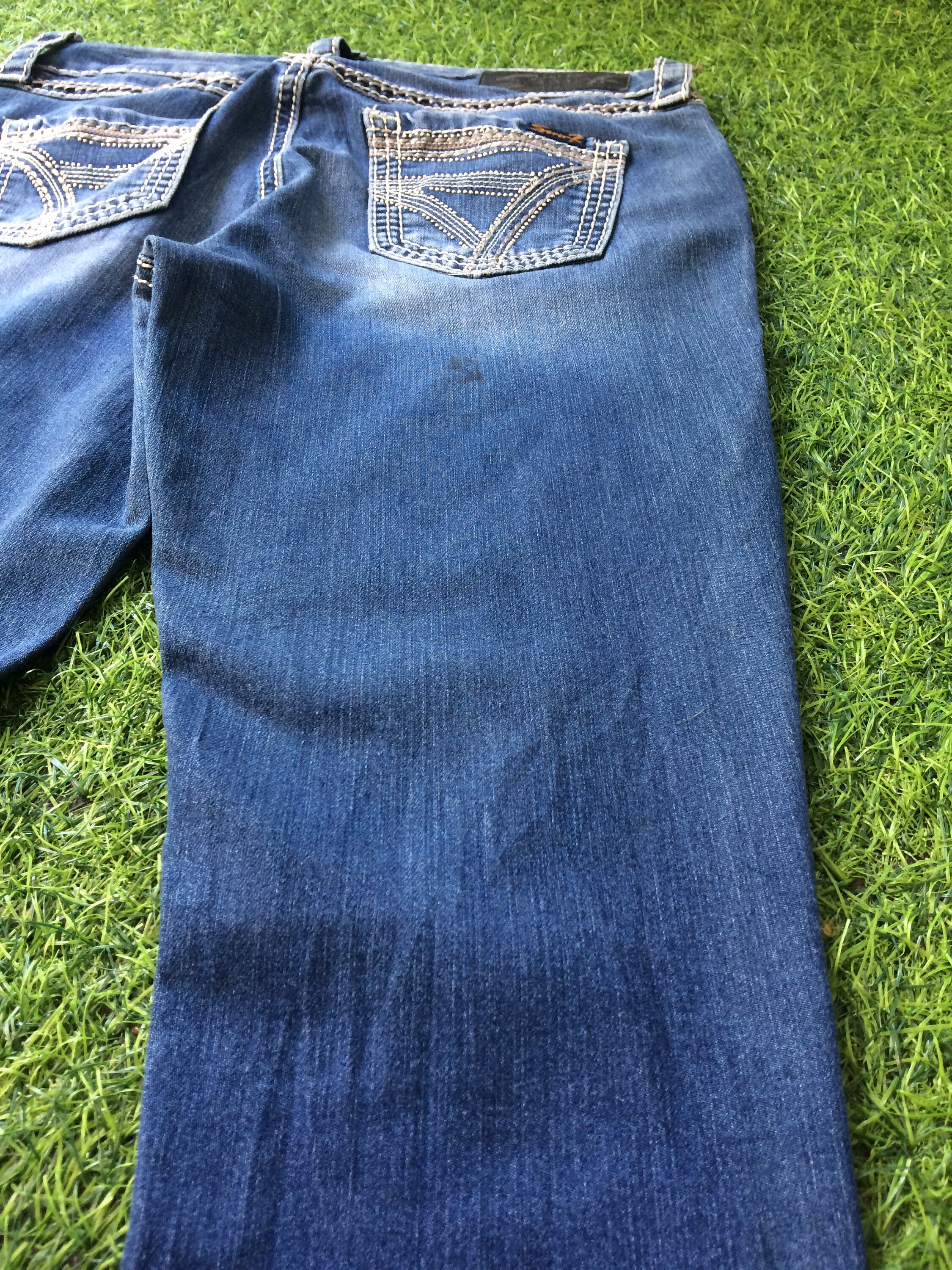 パンツ 7 JEANS Seven 7 Jeans Medium Blue Wash 2000's Grunge Style Low-rise