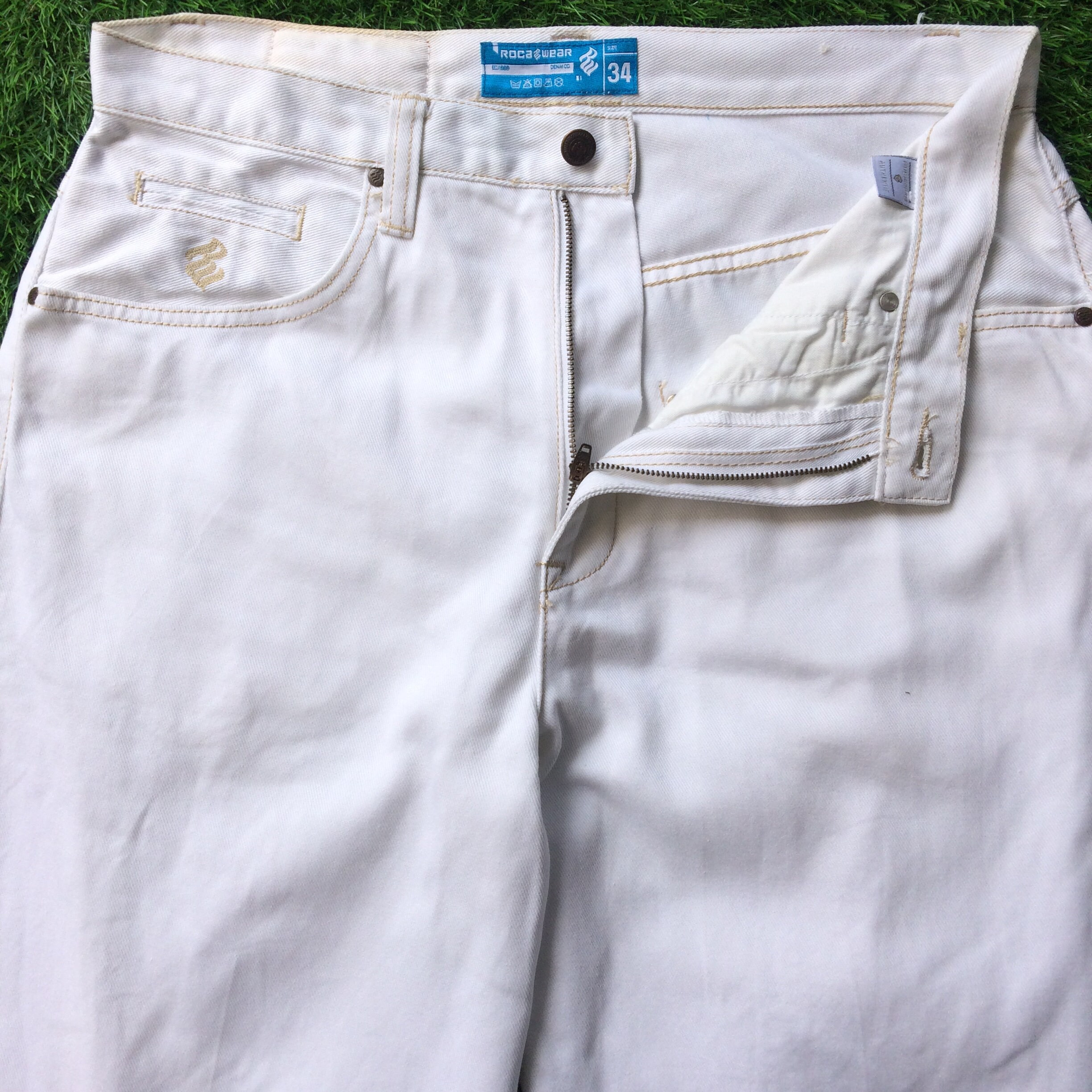 Size 34 Rocawear Jeans W34xl32 American Baggy Streetwear Jeans Hip 