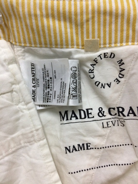 Talla Levis Made & Crafted Stripe Pants W30 L30 High Waist - Etsy España
