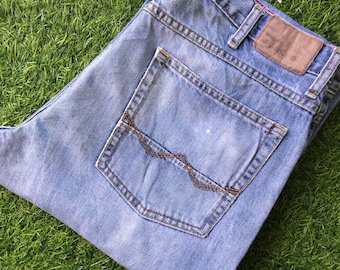Vintage Wrangler Relaxed Fit Jeans, Faded Western Denim (W33 L31)