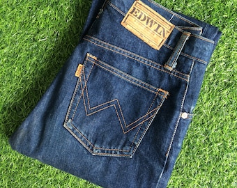Jeansy Edwin Vintage z lat 90., ciemnoniebieskie, W27 L29