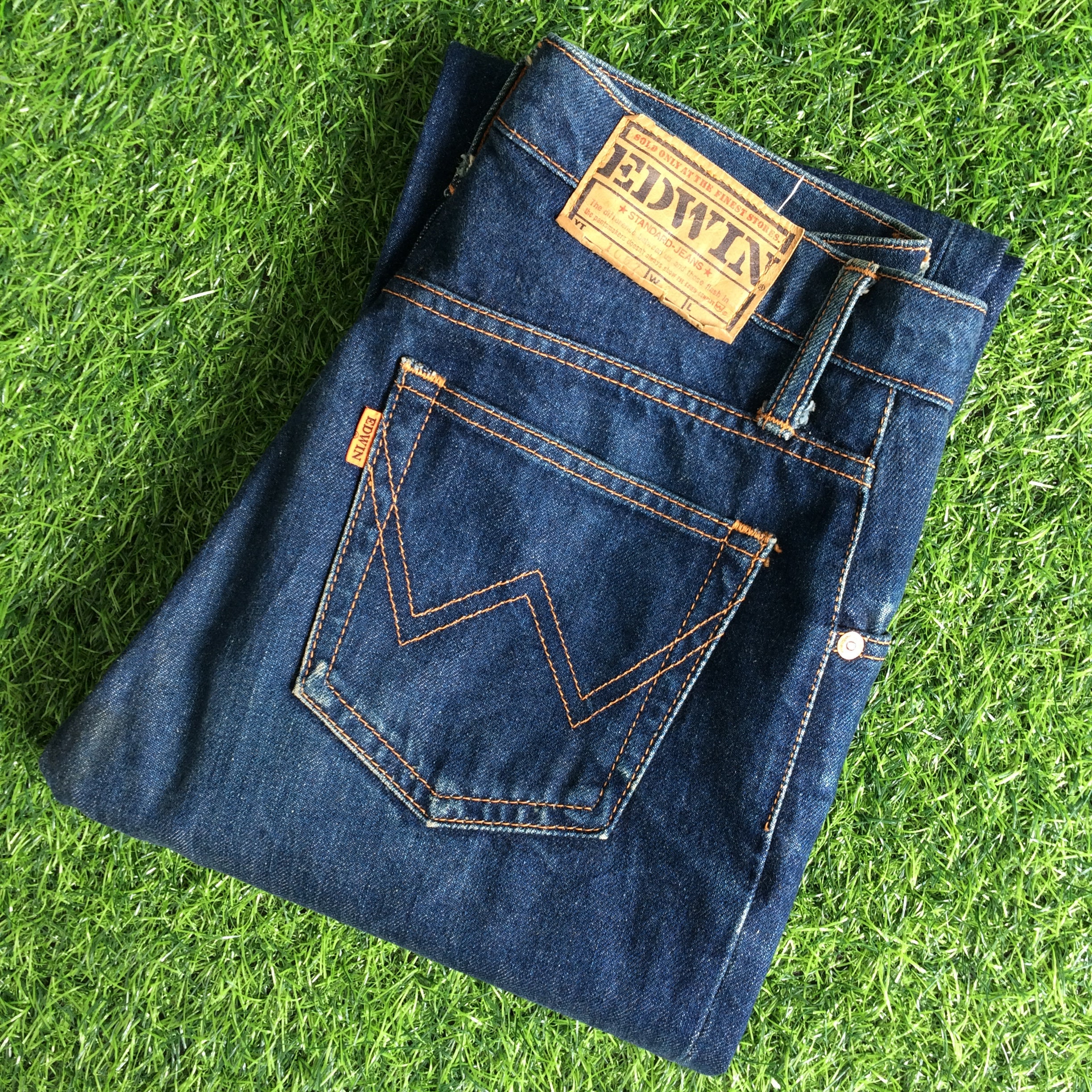 ス*イ様 内容◎ 90s Levi's Wrangler EDWIN他 デニムま Vintage 90s Edwin Jeans, Dark Wash Denim, W27 L29 - Etsy