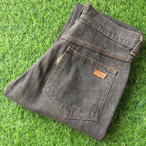 Size 28 Vintage Distressed Levis 678 Big E Jeans  W28 L32 Faded Black Wash Denim Tapered Leg Jeans Relaxed Fit Jeans Waist 28"