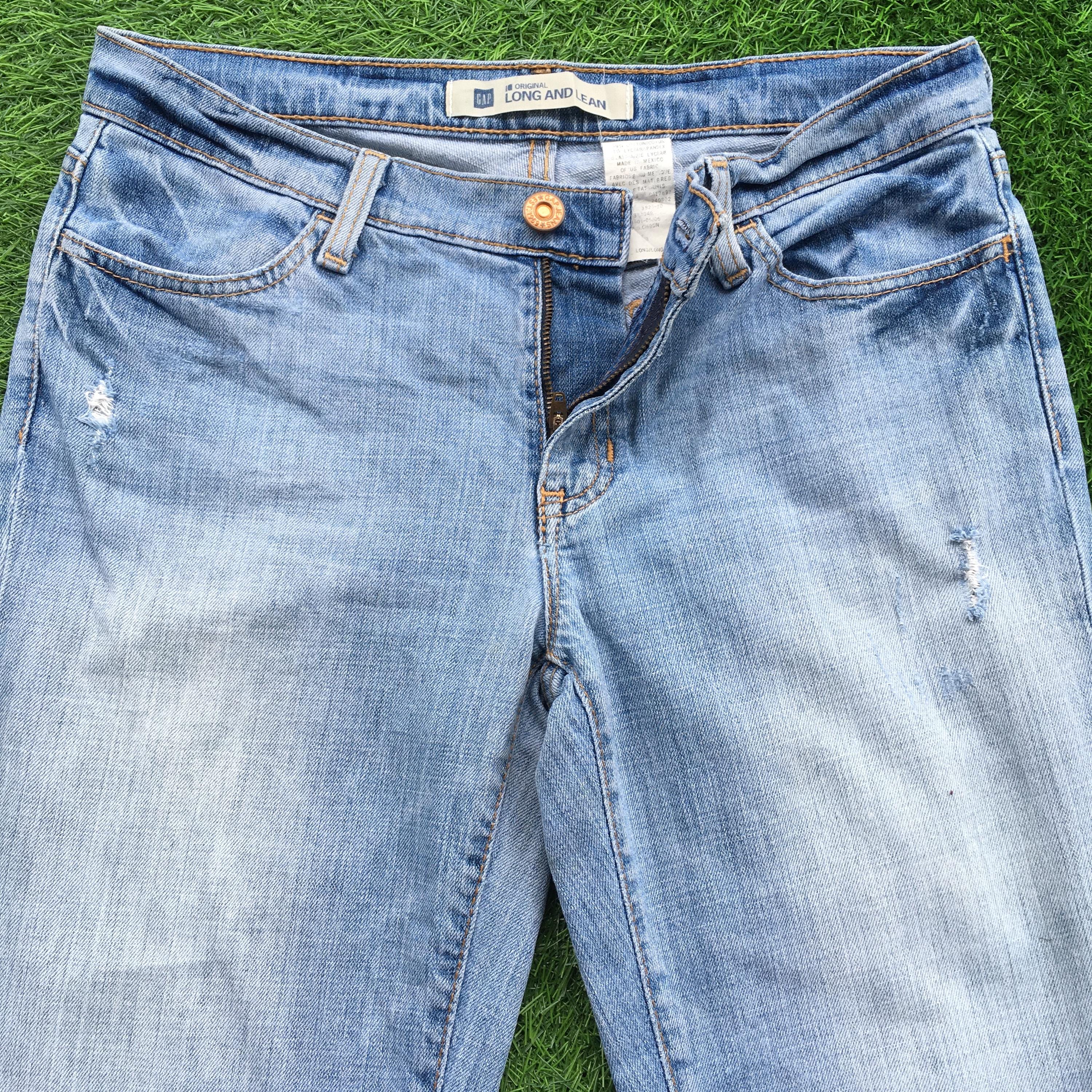 GAP ロング＆リーン ブーツカット ストレッチ ジーンズ W30 L34 ロー 