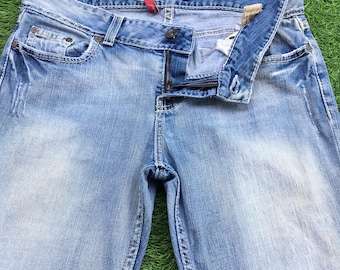 Taille 30 Jean en denim BKE W32 L30 Jean en denim bootcut BKE taille basse Pantalon évasé grunge Y2K Cowboys New Age