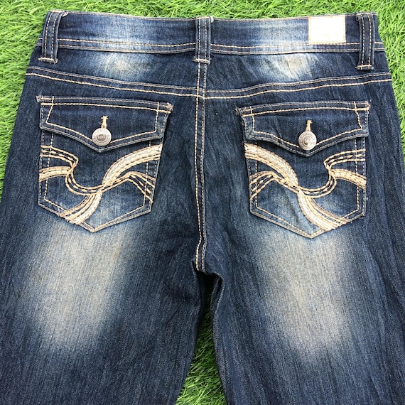 Size 26 Y2K L.e.i Sophia Hipster Flare Jeans W28 L31, Vintage Low