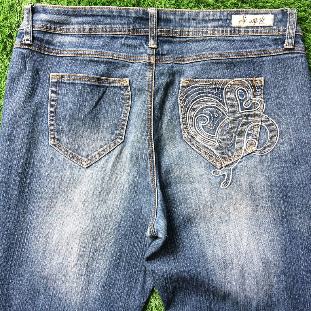 SOUTHPOLE 赤タブ W38 Vintage Y2K Black Southpole Jeans Red Tag Size 14 Red Tab | eBay