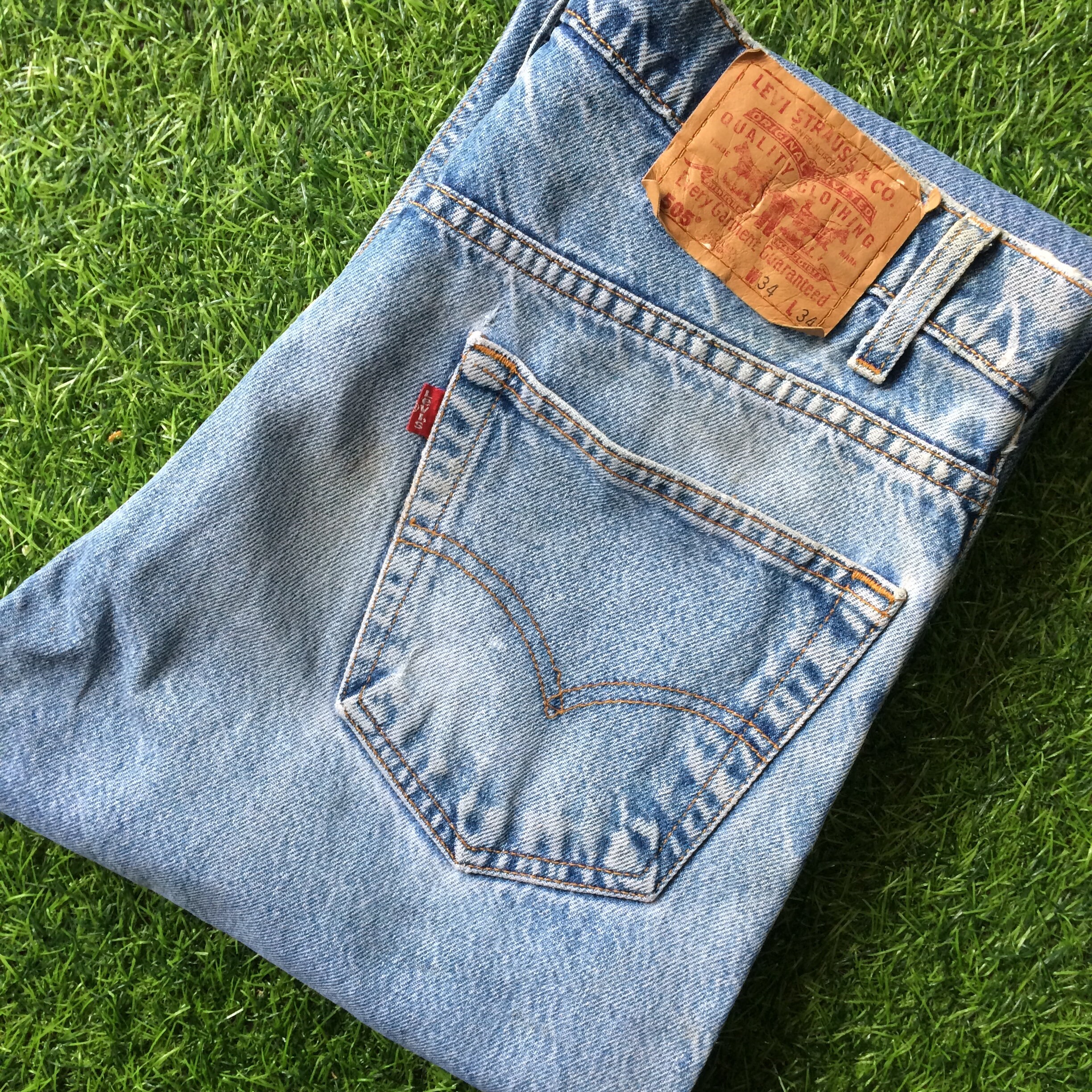 Size 33 Vintage Distressed Levis 505 