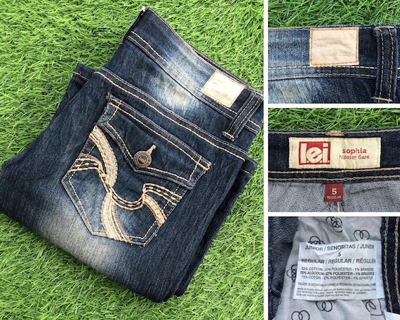 Size 26 Y2K L.e.i Sophia Hipster Flare Jeans W28 L31 Vintage Low Waist Flared Denim Pants Waist 28 Etsy Canada