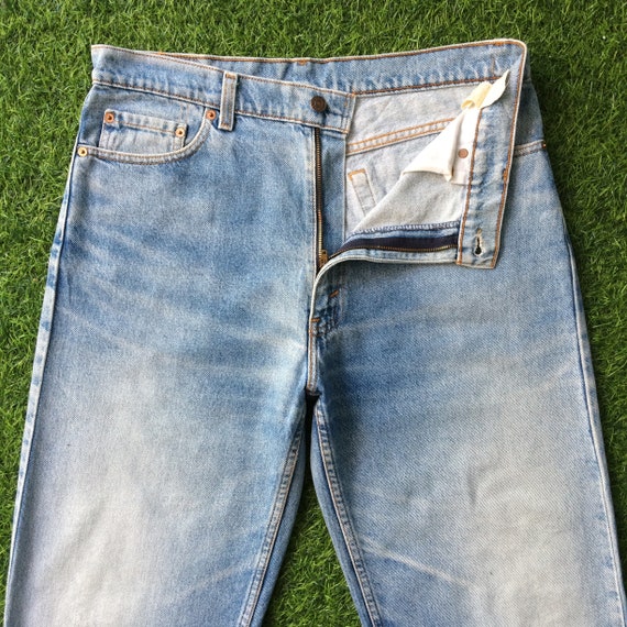 Size 33 Vintage Distressed Levis 510 Jeans W33 L3… - image 4