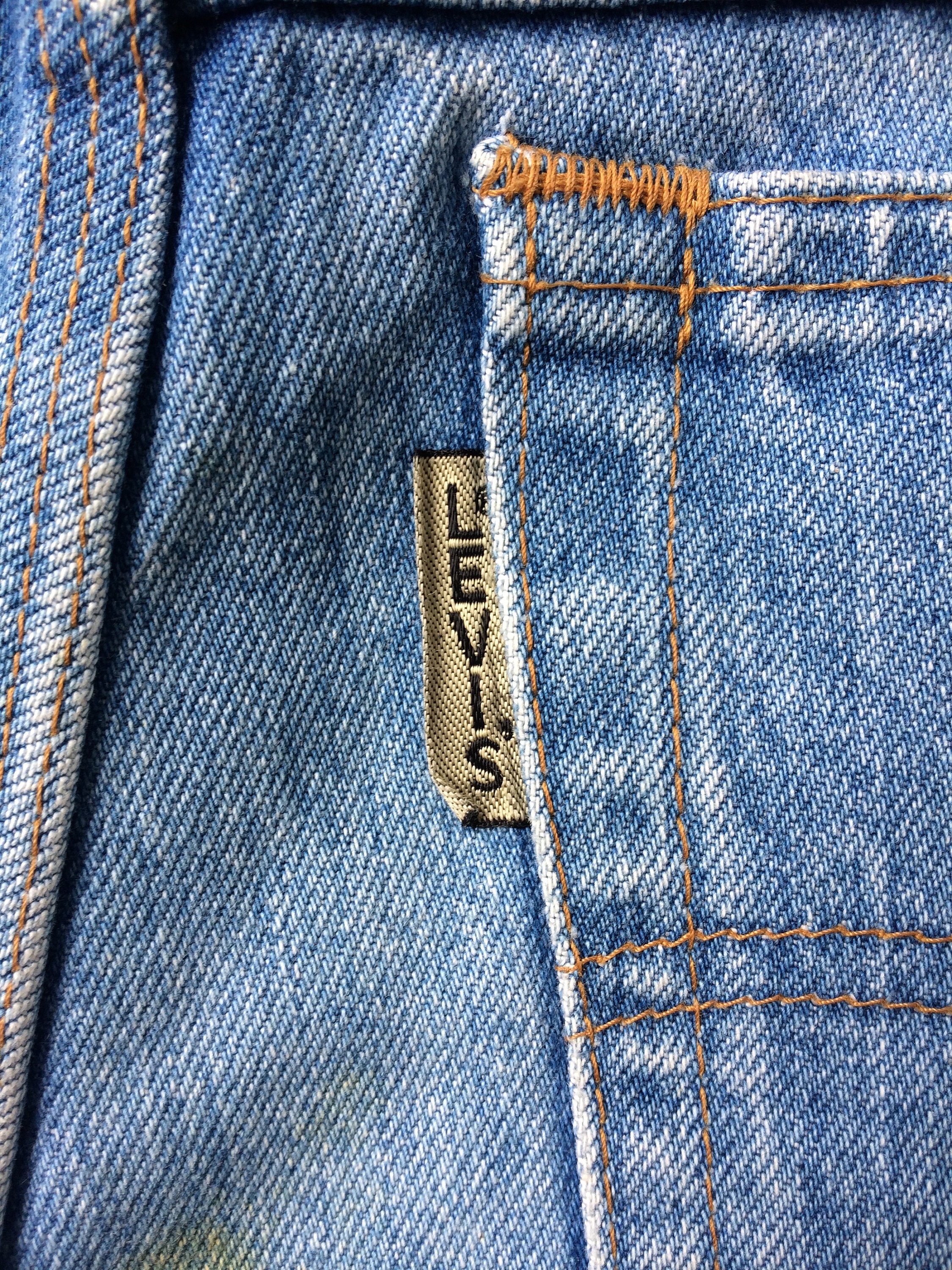 Size 29 Vintage Distressed Levis 636 Light Wash Jeans Big E
