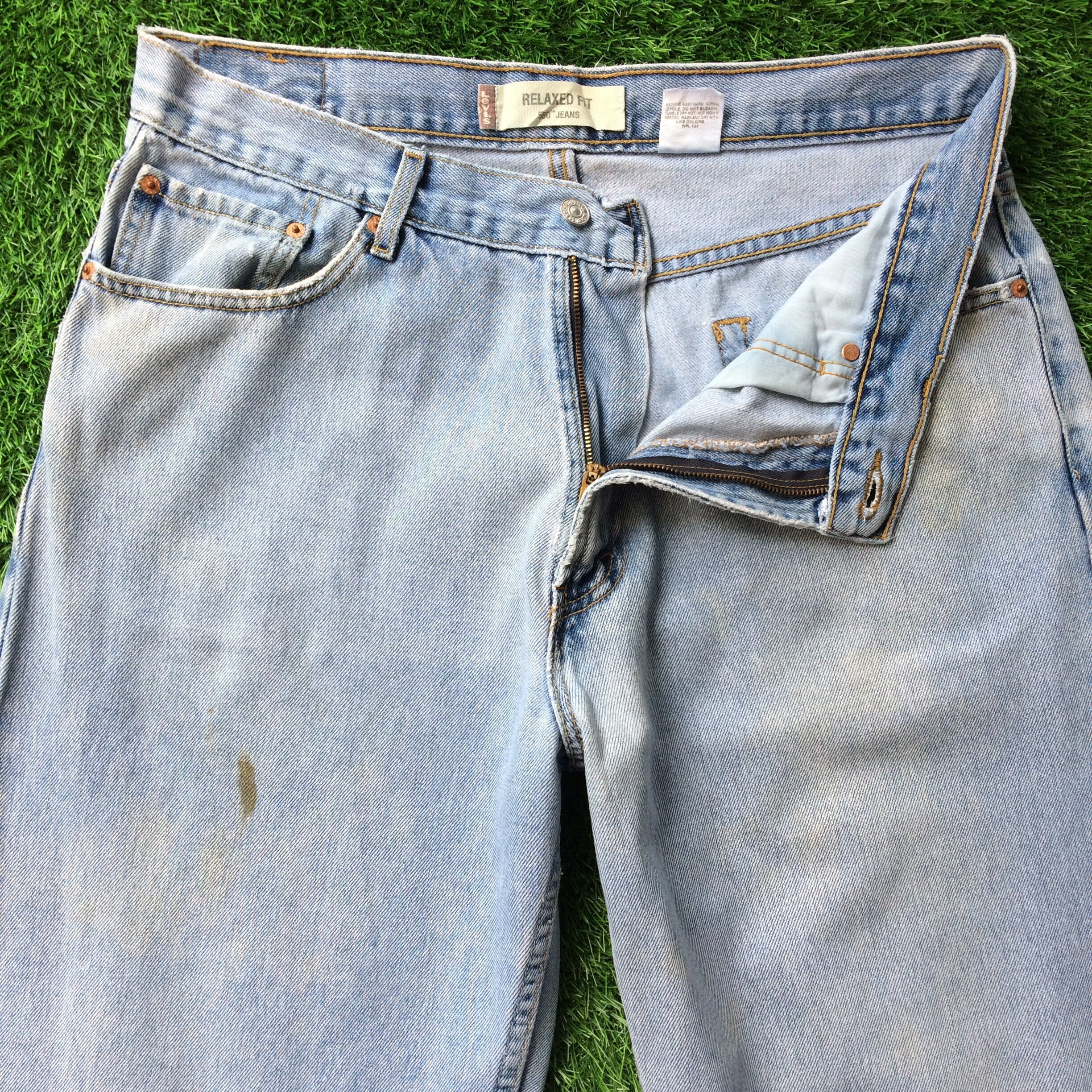 LEVI'S 501（W34 L32） Levi's 501 Original size W34 L32 Men's Blue Straight Leg