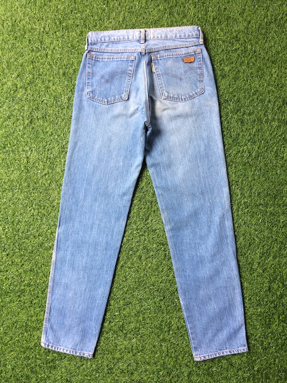 Size 29 Vintage Distressed Levis 636 Light Wash Jeans Big E