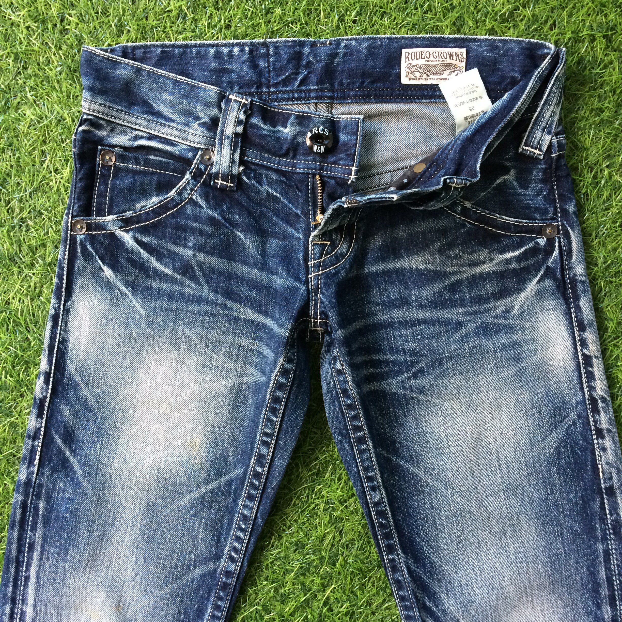 Size 29 Vintage Y2k's Rodeo Crowns Western Jeans W29 L31 Low