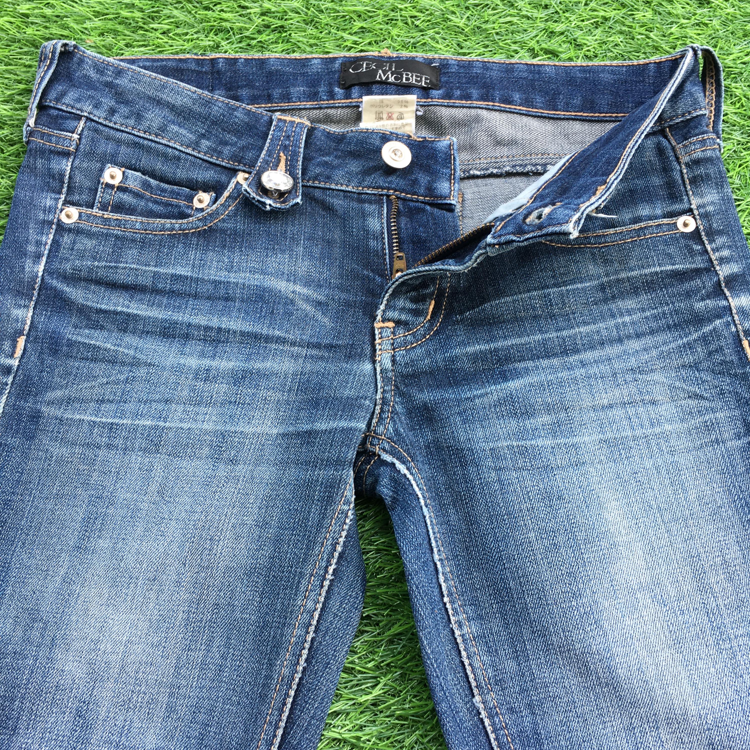 Size 24 Cecil Mcbee Y2K Low Rise Skinny Jeans W28 Stretch Japanese  display picture 1